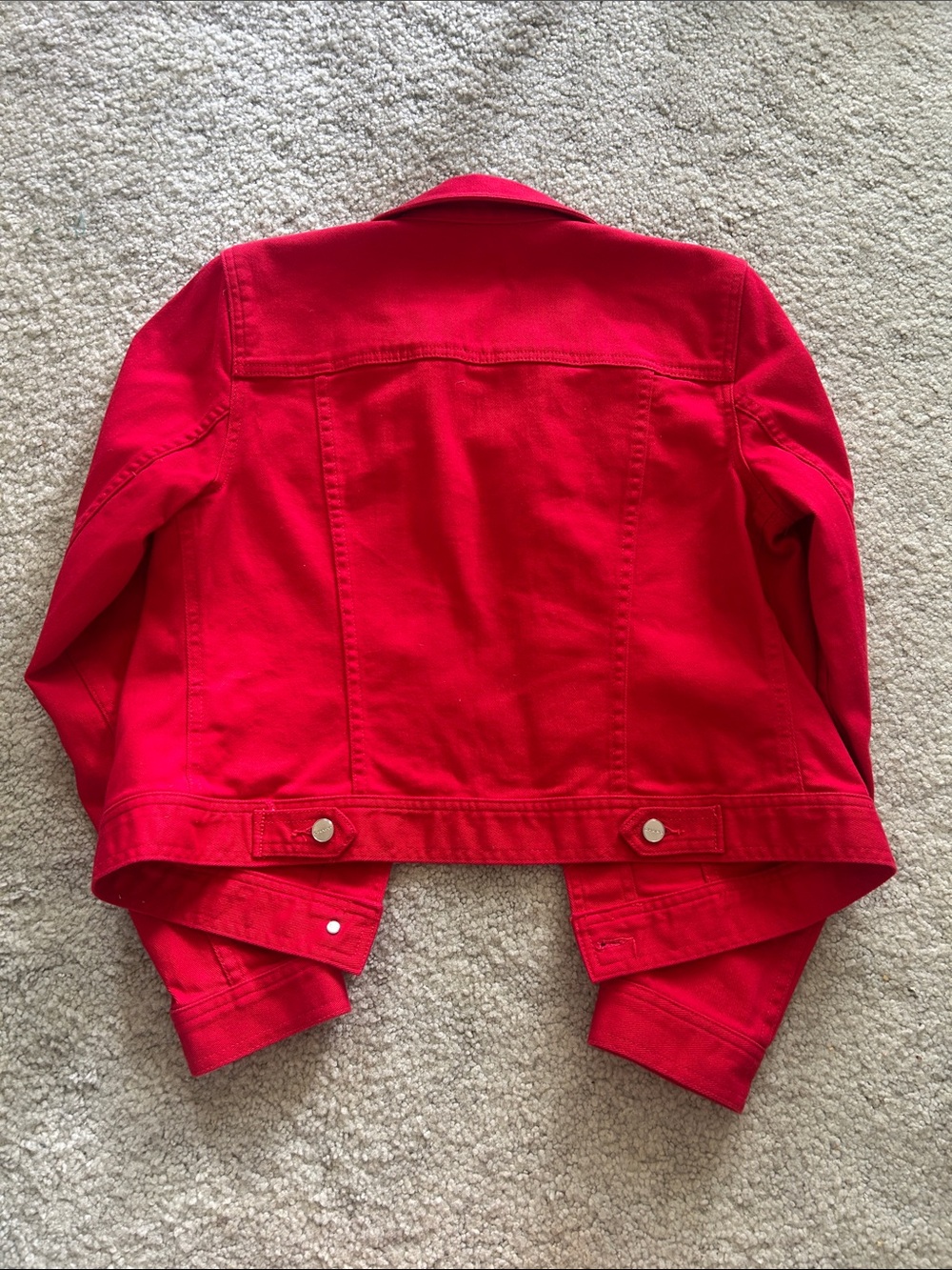 Red Denim Jacket - Picture 3 of 3